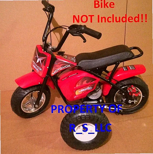 1 SET OF MOTOVOX MBXXSE TRAINING WHEELS - MBX XSE ELECTRIC BIKE TRAINING WHEELS