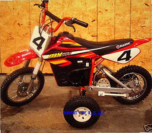 1 SET OF RAZOR MX 500 TRAINING WHEELS MX500 ELECTRIC BIKE OTHER MODELS AVAILABLE