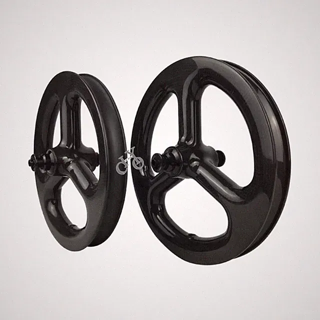 12 Inch Bsd 203 3 Spoke Carbon Folding Bike/Kid's Push Bike Blance Bike Wheels