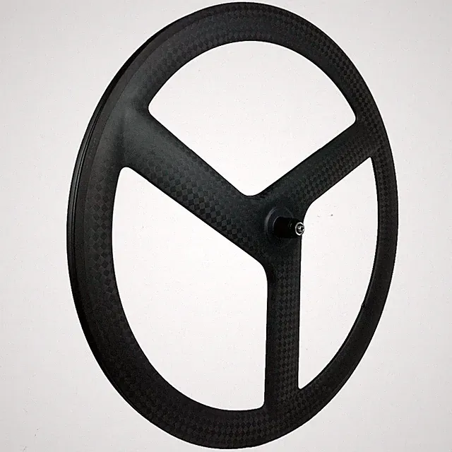 700C Racing/Triathlon/Training Fixed Gear Cycle Carbon Wheelset Clincher/Tubular