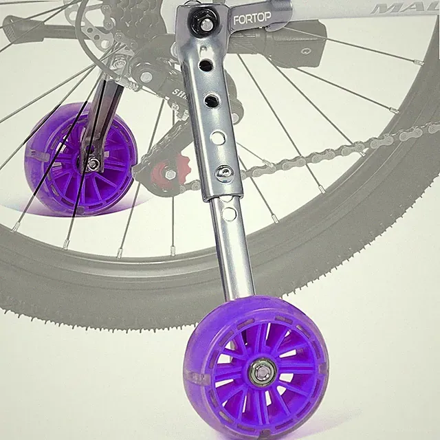 Bike Training Wheels for 16-22 inch Geared Bikes, Heavy Duty Reinforced Stabi...