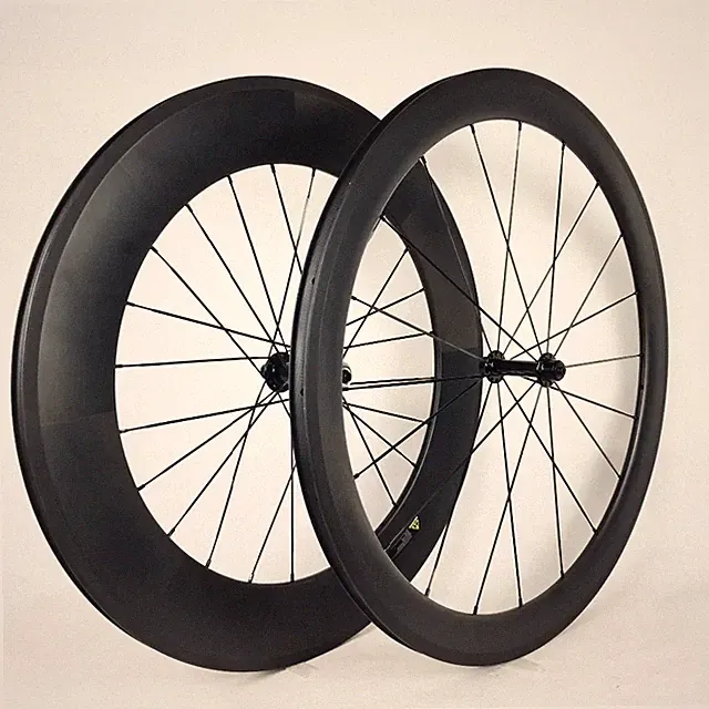 Carbon Clincher Bicycle Wheelset 700C 23x50/88mm Road/Race/Training Bike Wheels