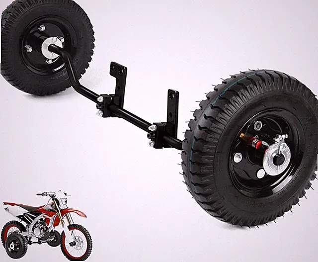 Dirt Bike Training Wheels Adjustable Height, Compatible with 50CC 49CC Honda XR5