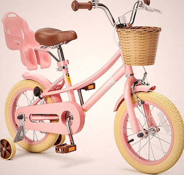 Glaf 12 14 16 20 Inch Girls Bike with Training Wheels for Kids Age 2-12 Years Ol