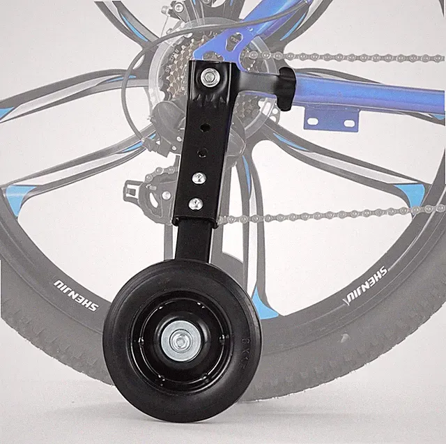 Heavy-Duty Bike Training Wheels for 24-26 Inch Bicycles - 300LB Capacity Adjusta