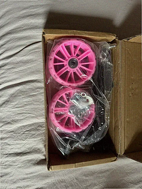 Kids Bike Training Wheels - Pink