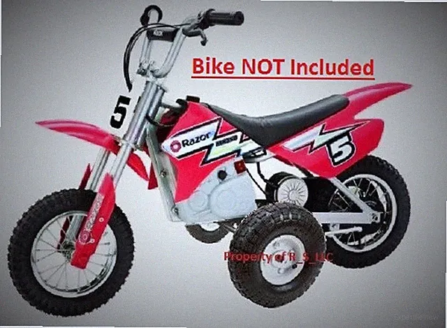 ONE SET OF RAZOR MX 400 & 350 TRAINING WHEELS MX350 ELECTRIC BIKE