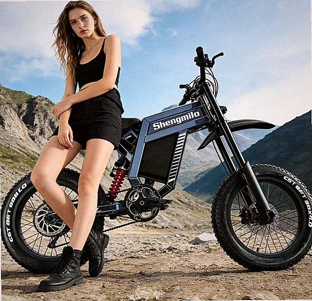 Shengmilo S900 Powerful 20'' 1500W 60V Fat Tire E-bike for Adults E-Motorcycle